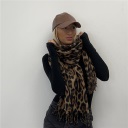 sciarpa  in viscosa calda animalier